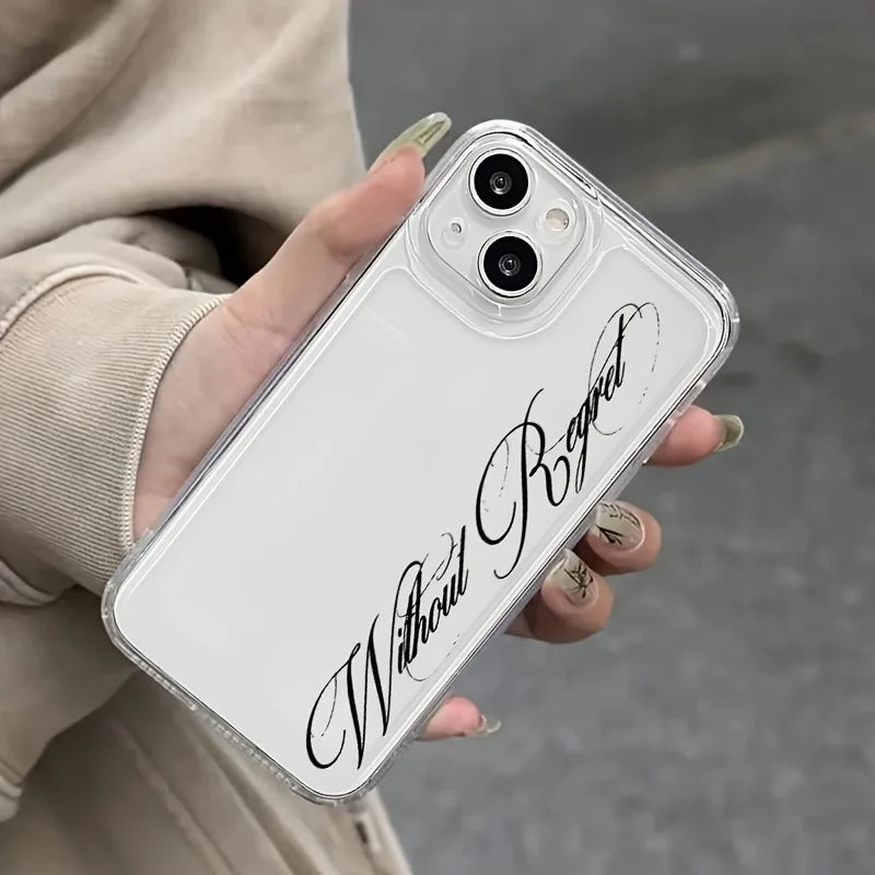 Artistic Letters Shockproof Case – Samsung Galaxy S22–S26 Phone Case PLUSH