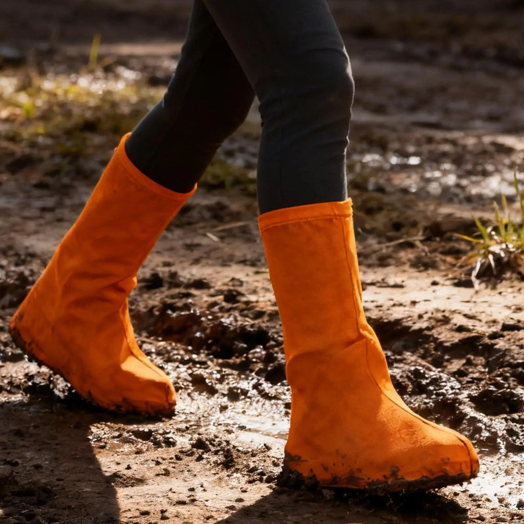Sand Boot Covers – Elastic Dustproof Overshoes for Trekking Boot Shoe Covers PLUSH