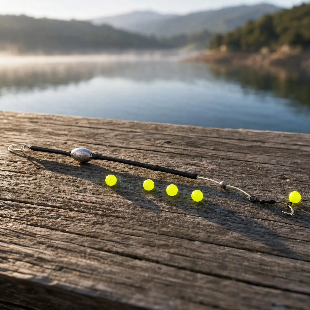 Pre-Made Carp Rig – Anti-Snag Hook, Swivel & Float Included Carp Fishing Rig PLUSH Default Title