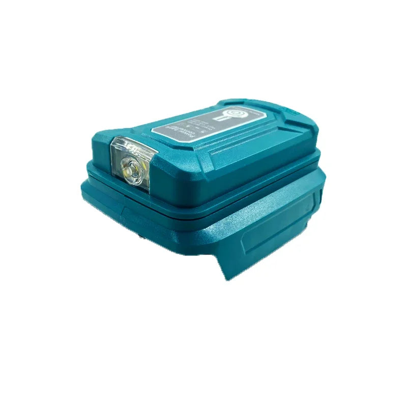 ZWINCKY LED Work Light & Dual USB Adapter for Makita 18V Battery Battery Adapter PLUSH Blue China Mainland