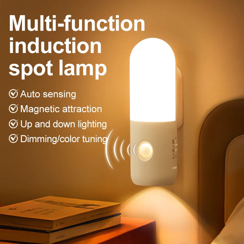 LED Motion Sensor Wall Light – Rechargeable Night Light Motion Sensor Night Light PLUSH