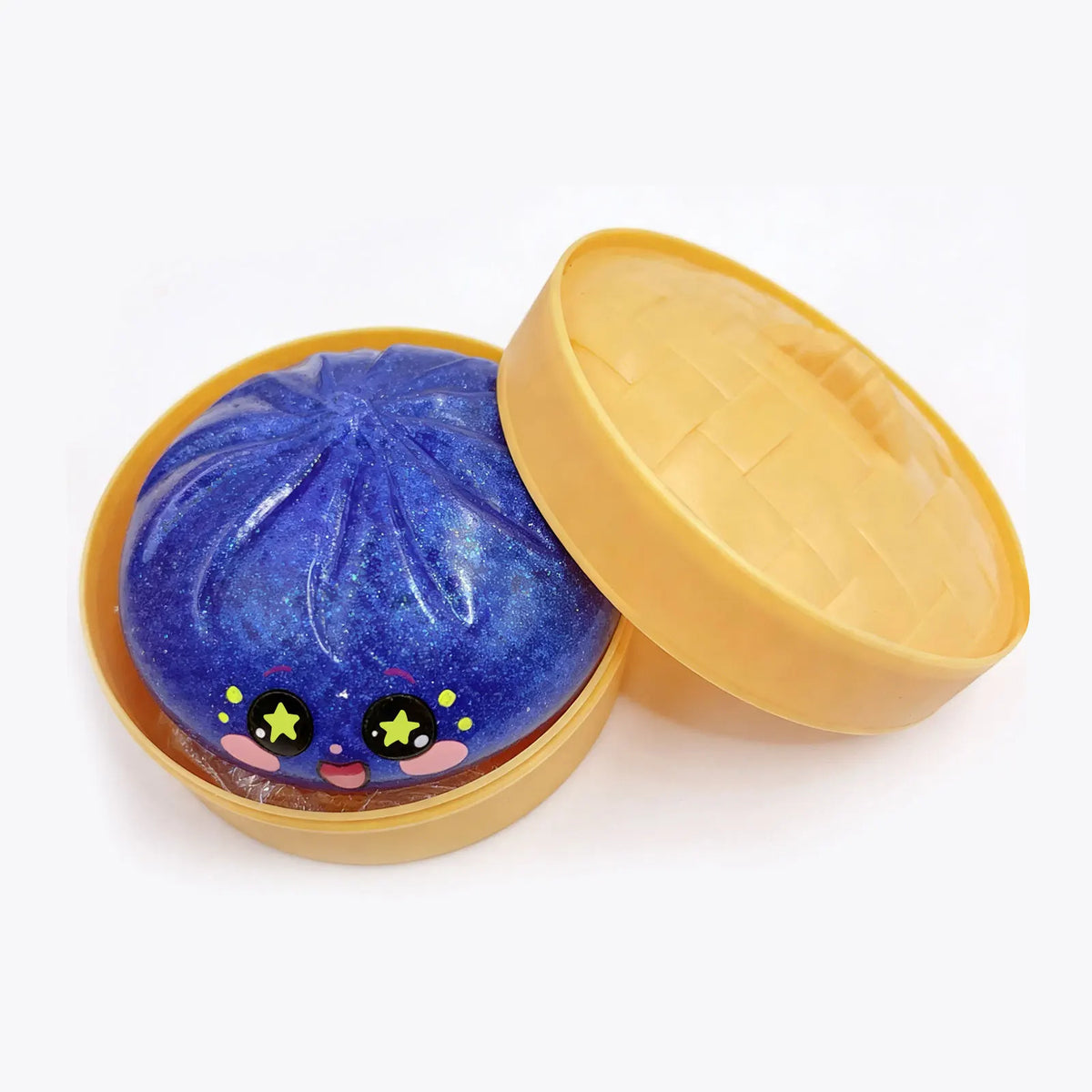 Glitter Dumplings Squishy Toy with Steamer | Slow Rise Fidget Squishy Fidget Toy PLUSH A