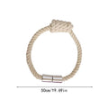 Magnetic Curtain Tiebacks 2 Pack – Rope Holdbacks for Drapes Curtain Tiebacks PLUSH 2Pcs