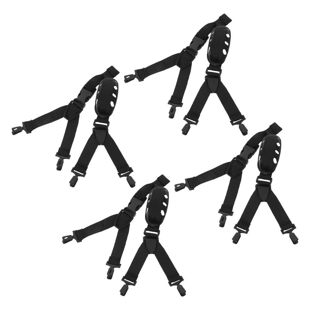4-Pack Universal Hard Hat Chin Straps – Anti-Slip Adjustable Hard Hat Accessory PLUSH Default Title
