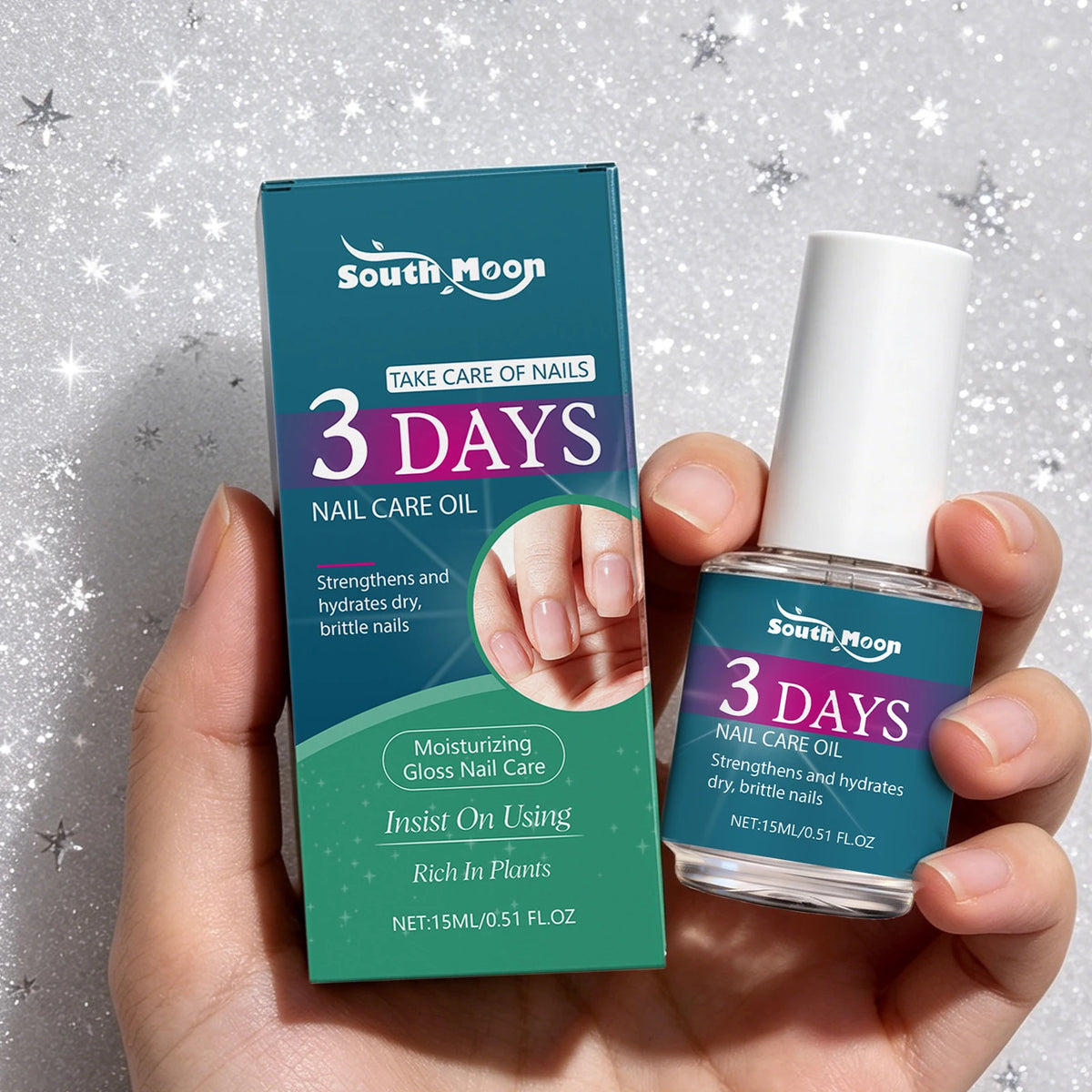 South Moon Plant-Based Nail Care Oil | Strengthener & Cuticle Oil Nail Care Oil PLUSH