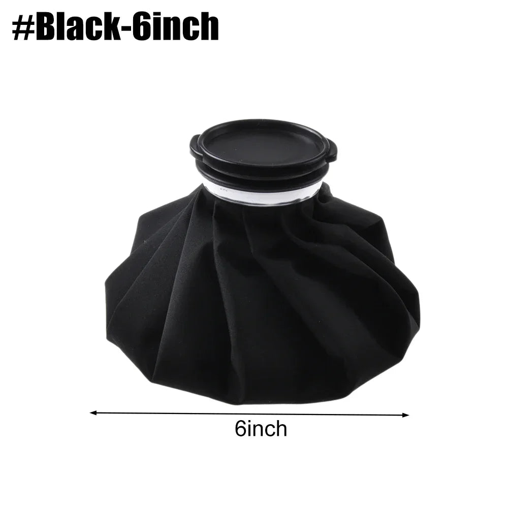 Reusable Hot & Cold Ice Bag Pack – 3 Sizes for Body Hot Cold Ice Bag PLUSH Black-6inch-1PCS