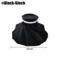 Reusable Hot & Cold Ice Bag Pack – 3 Sizes for Body Hot Cold Ice Bag PLUSH Black-6inch-1PCS