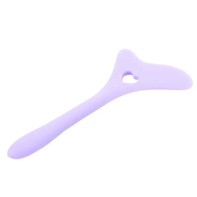 Silicone Eyeliner Stencil Wing Tip & Lip Makeup Aid Tool Eyeliner Stencil Tool PLUSH purple