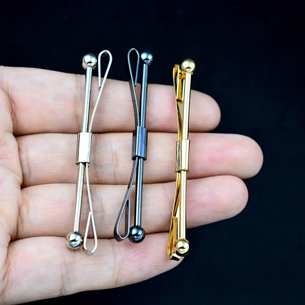 Alloy Cross Tassel Collar Clip Tie Bar for Men & Women Collar Clip PLUSH