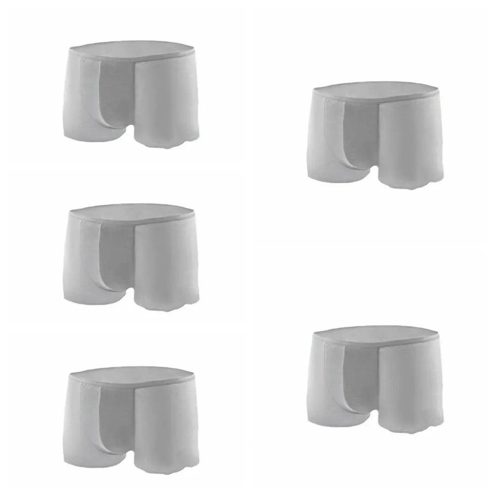 5-Pack Men's Seamless Disposable Briefs | Sizes L–4XL Men's Disposable Briefs PLUSH Straight Angle 1XL