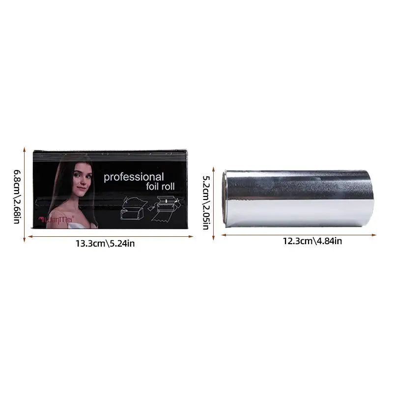 50m x 15cm Professional Hair Aluminum Foil Roll – Salon Use Hair Coloring Foil PLUSH M