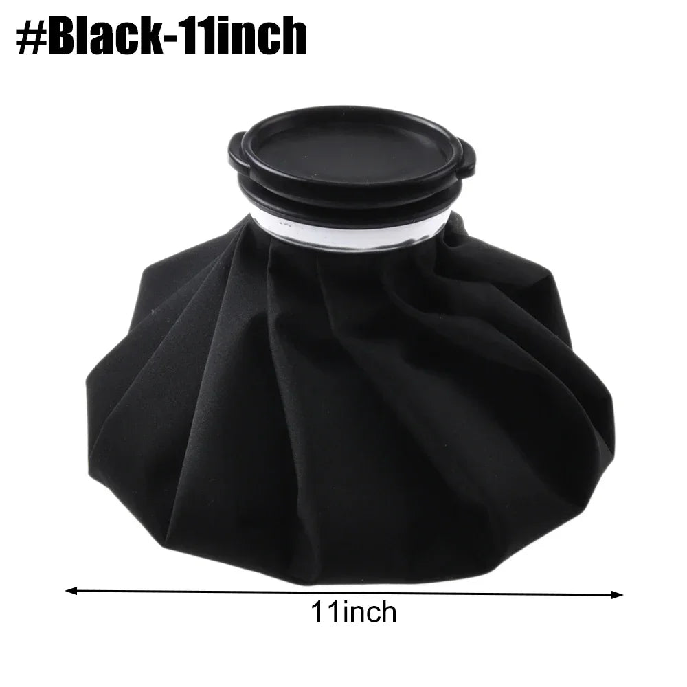 Reusable Hot & Cold Ice Bag Pack – 3 Sizes for Body Hot Cold Ice Bag PLUSH Black-11inch-1PCS
