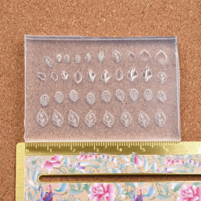 Silicone Mini Flower & Leaf Nail Art Mold – DIY Craft Nail Art Mold PLUSH