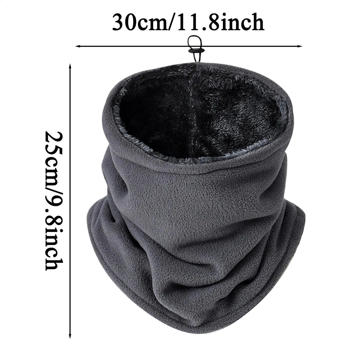 Fleece Neck Gaiter – Windproof Winter Scarf & Face Warmer Fleece Neck Gaiter PLUSH
