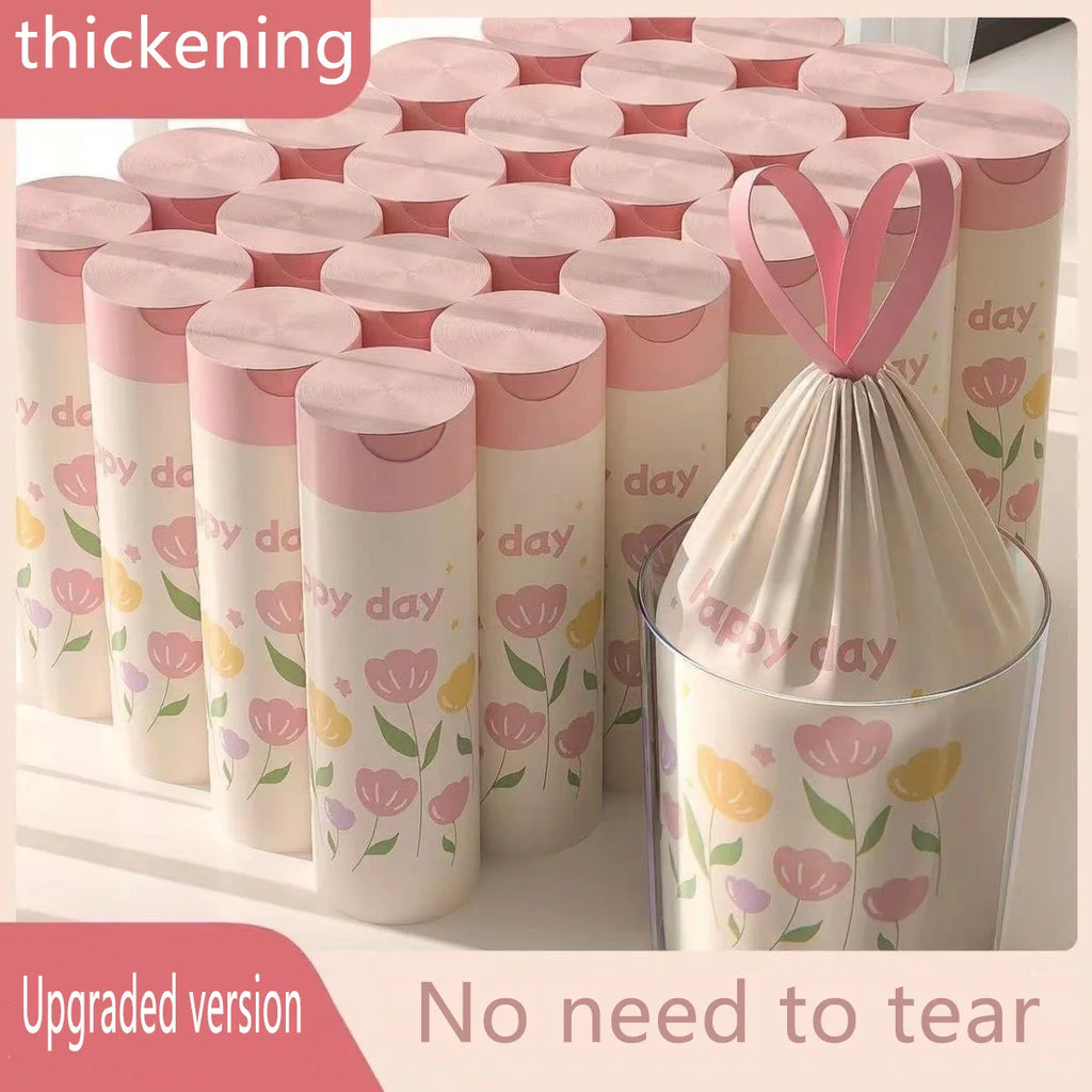 Lavender Scented Drawstring Trash Bags 100 Pack – 2.1 Gal Scented Trash Bags PLUSH