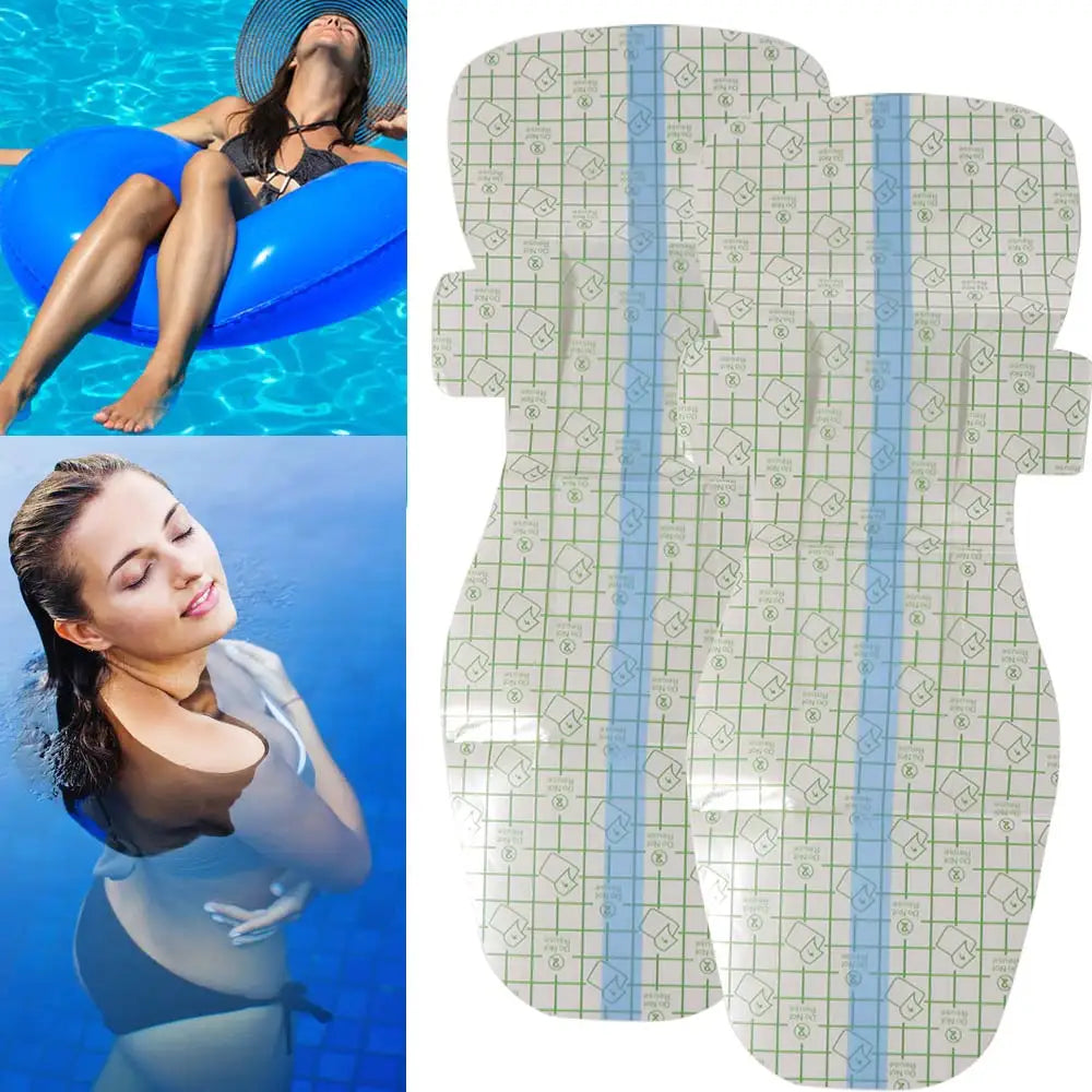 Women's Waterproof Swim Hygienic Liners – 2pcs PU Stickers Swim Hygienic Liners PLUSH