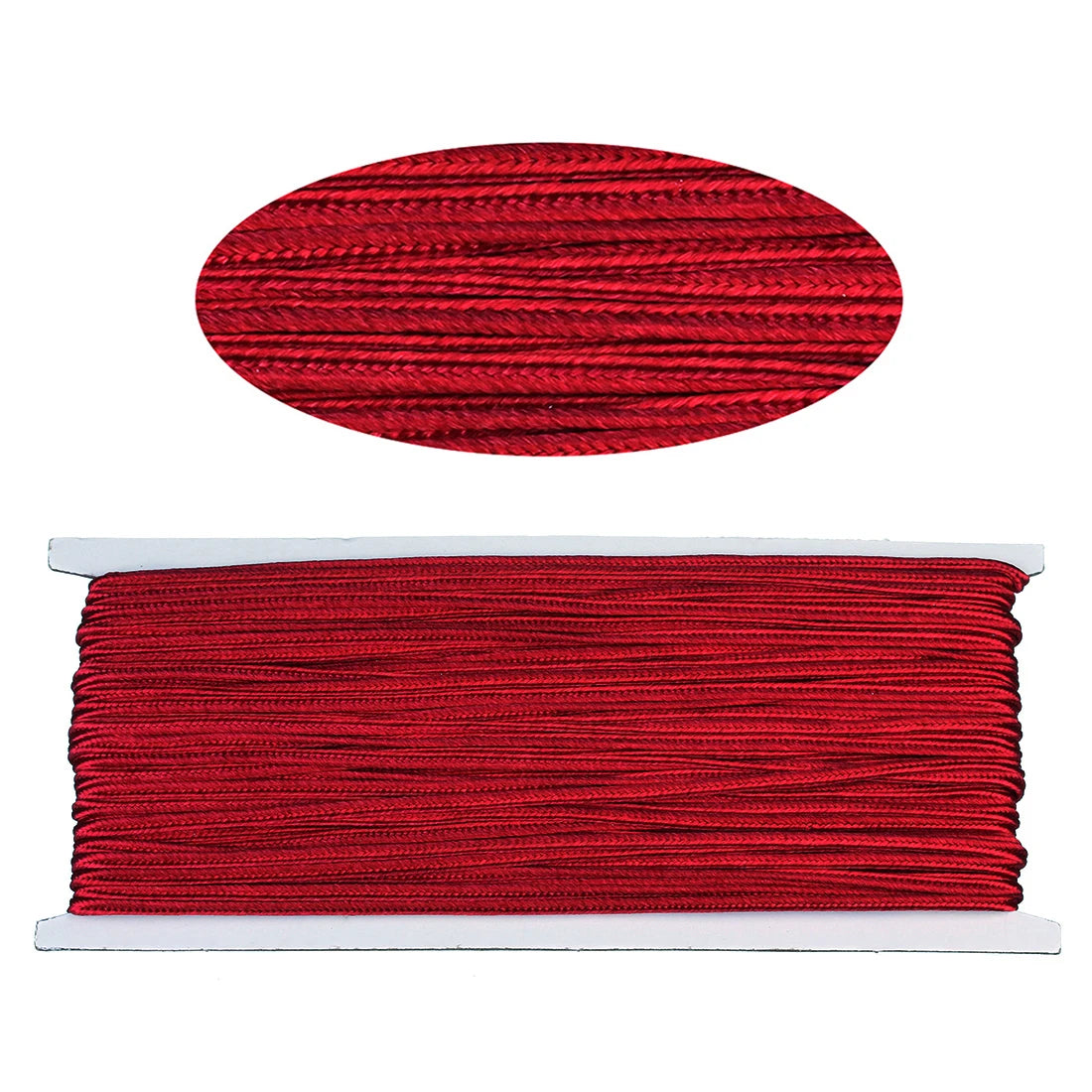 30 Yards Soutache Braided Cord 3mm – Multicolor DIY Jewelry Braided Jewelry Cord PLUSH Deep Red