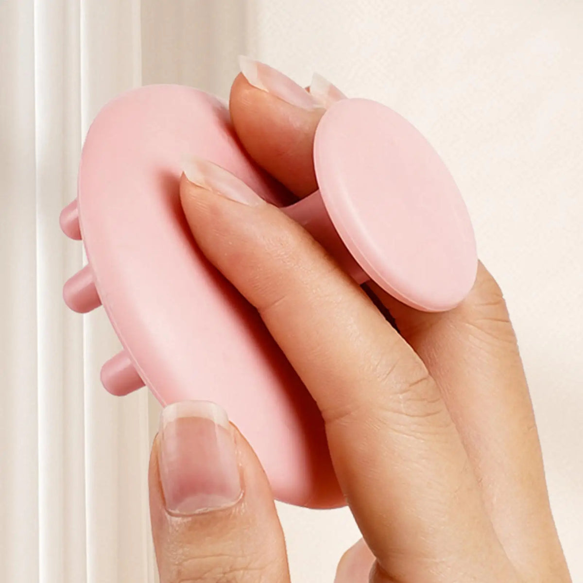 Silicone Scalp Massager Shampoo Brush – Body Scrubber Scalp Massager Brush PLUSH