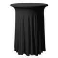 Stretch Round Tablecloth Elastic Bar Table Cover & Skirt Stretch Table Cover PLUSH A-27.56x43.31in