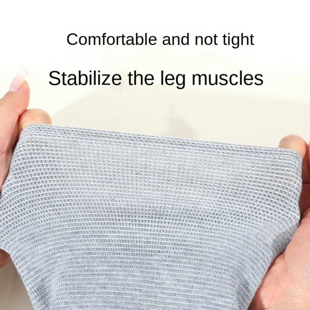 Knitted Nylon Sports Knee Sleeves – Breathable Non-Slip Pair Sports Knee Sleeve PLUSH