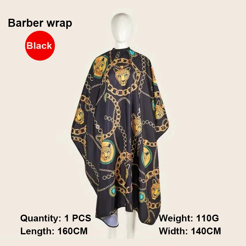 Professional Haircutting Kit – Cape, Apron & Neck Duster Brush Barber Haircutting Kit PLUSH W290