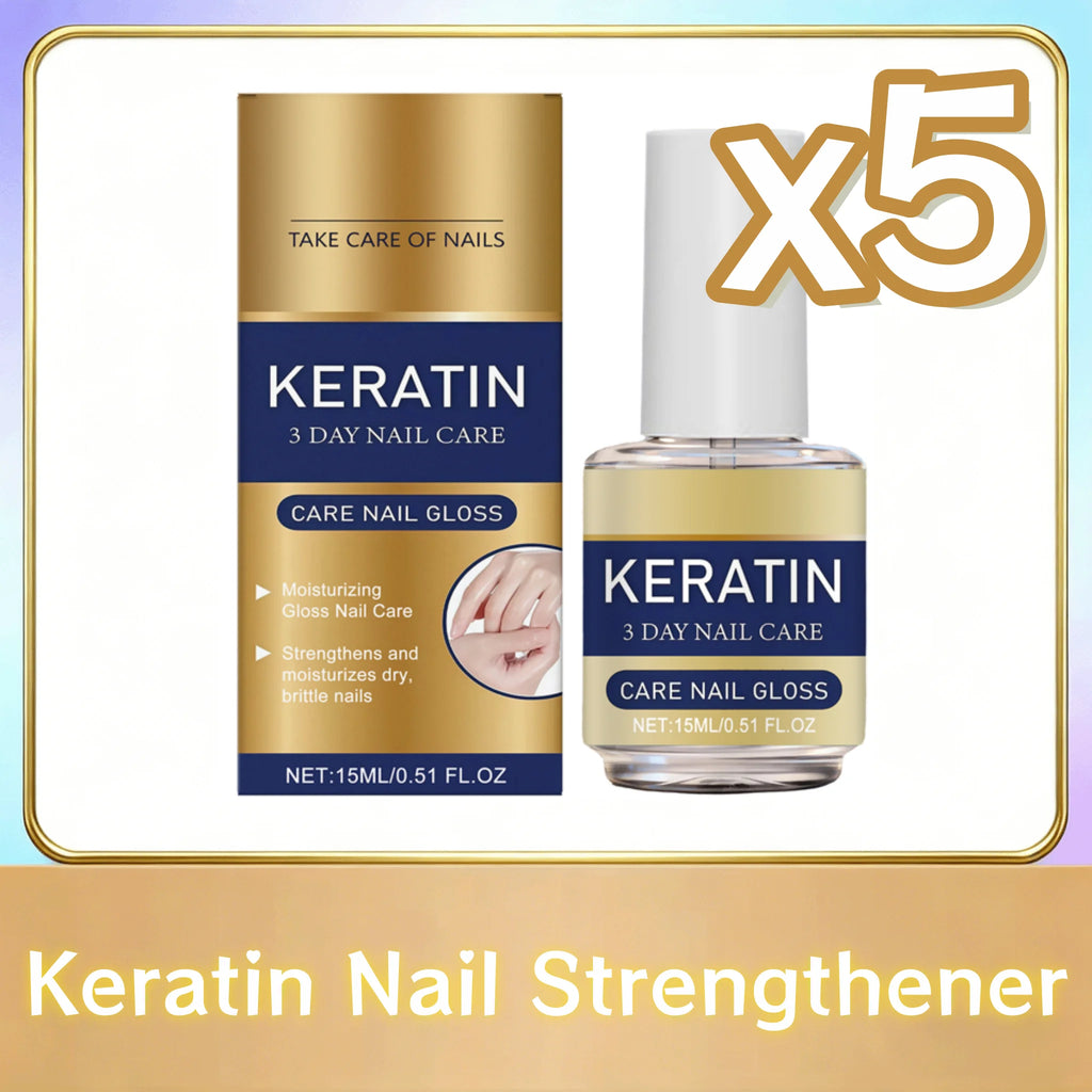 Keratin Nail Strengthening Oil | Plant Extract Nail Treatment 15ml Nail Treatment Oil PLUSH 5pcs x 15ml boxed