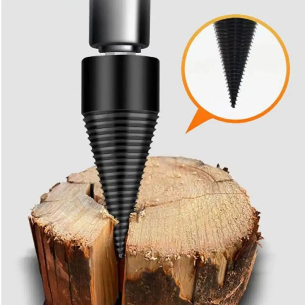 Wood Splitter Drill Bit Set 32mm 42mm 50mm – 4pcs + 3 Handles Wood Splitter Bit Set PLUSH