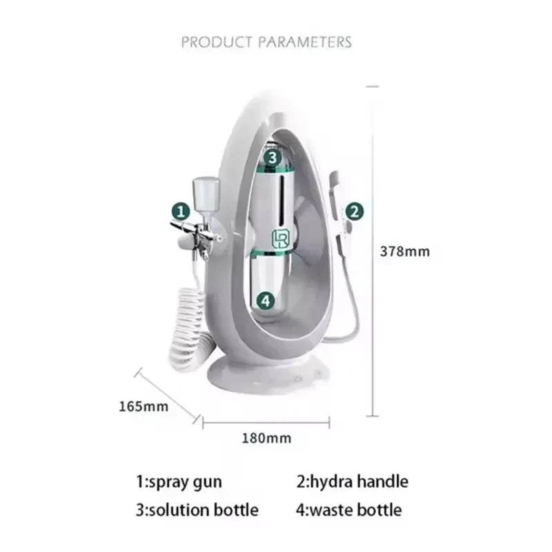 3-in-1 Aqua Peel Facial Machine | Micro Bubble Skin Cleansing Facial Cleansing Machine PLUSH