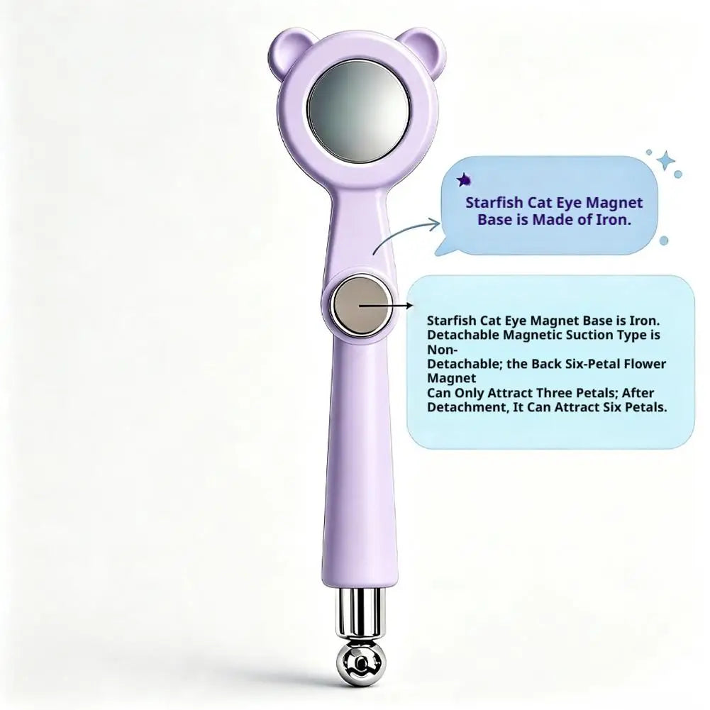 Bear Shape 5-in-1 Cat Eye Nail Magnet Tool | DIY Nail Art Nail Magnet Tool PLUSH