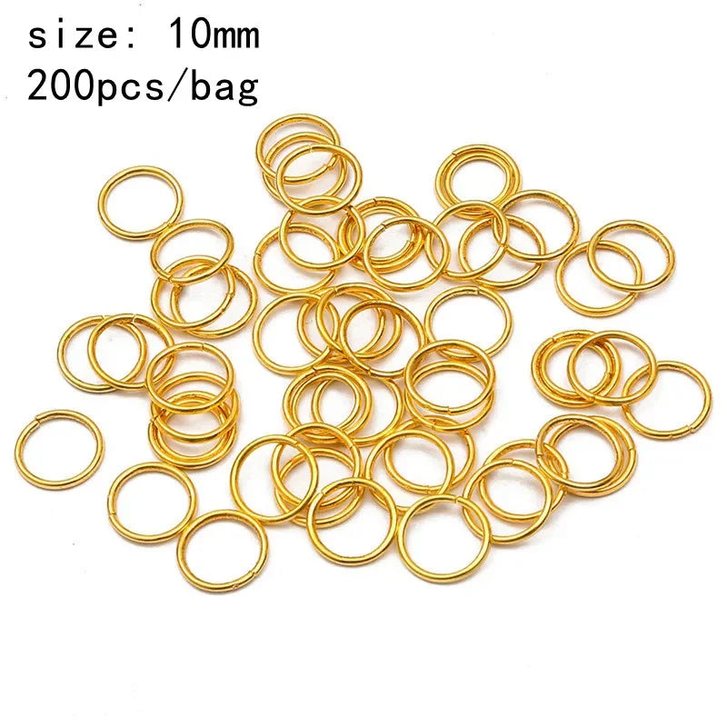 Metal Hair Rings Braid Dreadlock Hoop Clips 50–200pcs Bulk