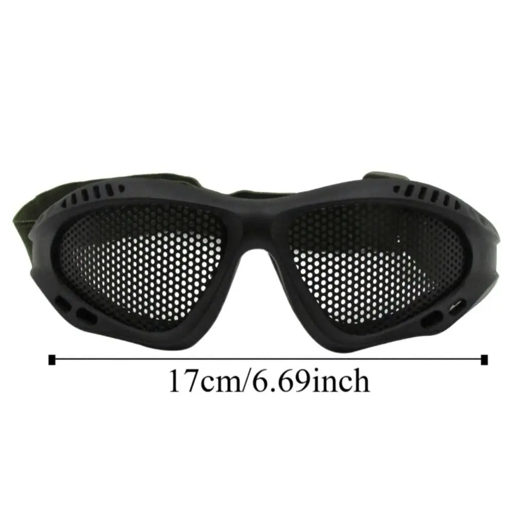 Metal Mesh Safety Glasses – UV & Sand Protection Eyewear Protective Safety Glasses PLUSH
