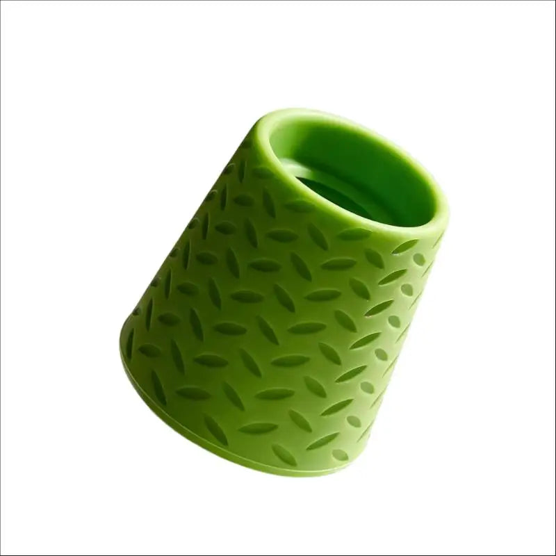Portable Silicone Pet Bathing Shower Head – Bottle Cap Sprinkler Pet Shower Attachment PLUSH Green