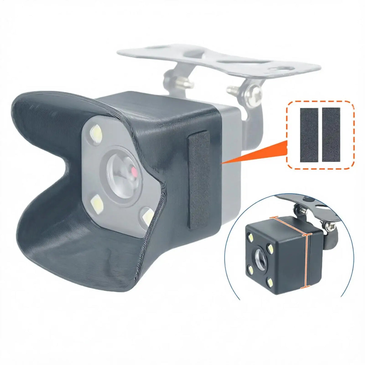 Silicone Backup Camera Rain Cover – Universal Car Camera Shield Camera Rain Cover PLUSH Default Title