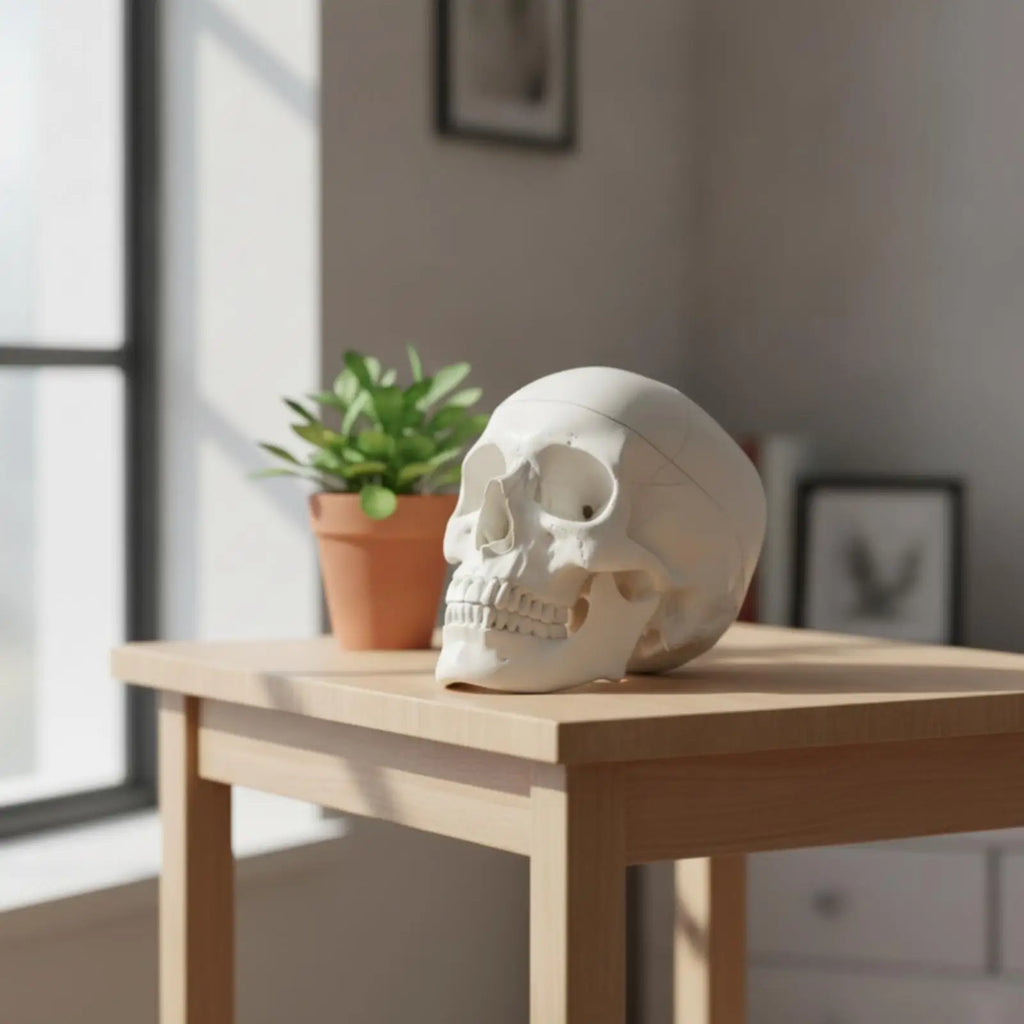 Human Skull Anatomy Model – Realistic PVC Cranial Replica Anatomy Teaching Model PLUSH