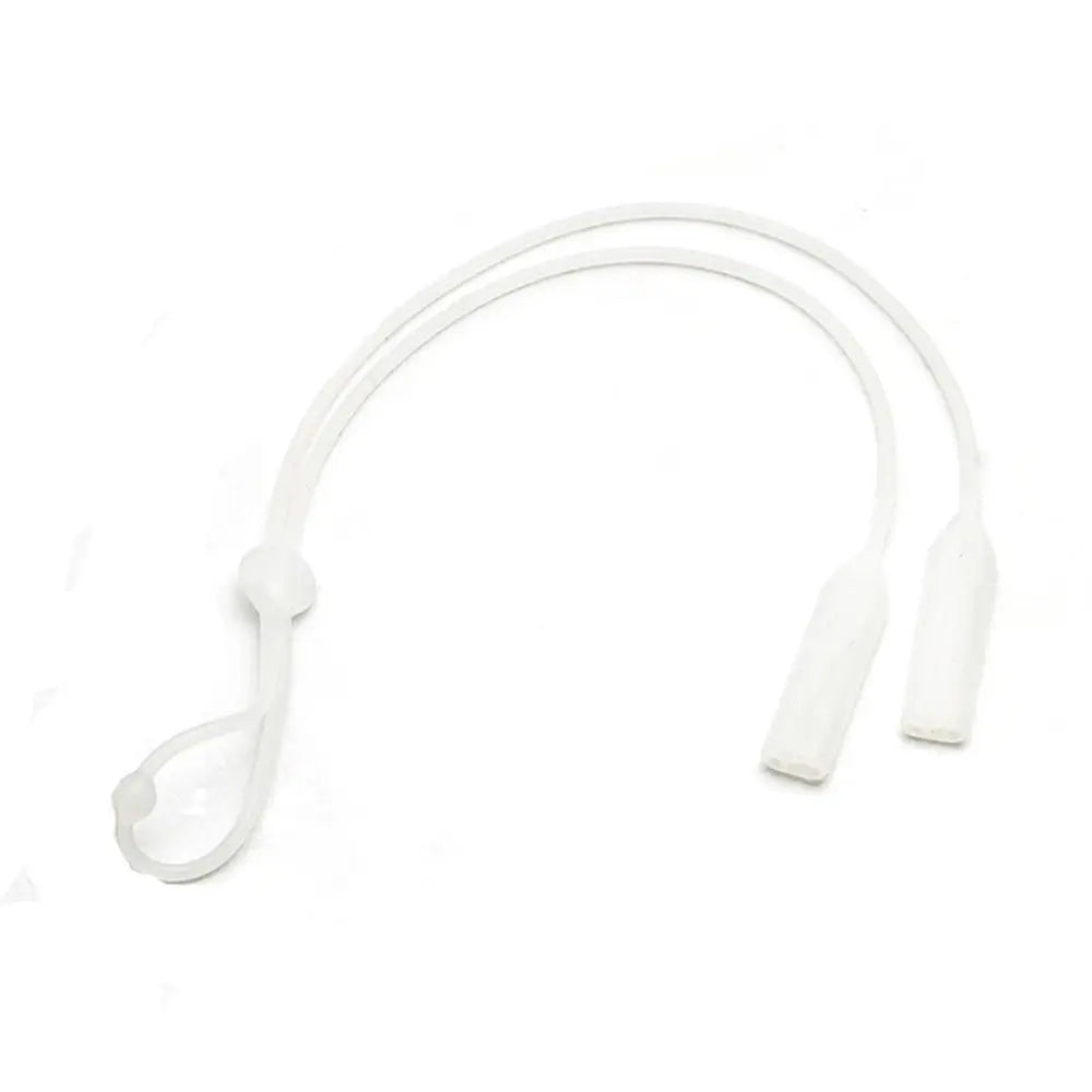 Silicone Glasses Strap Lanyard – Kids & Adults Eyewear Cord Eyewear Strap PLUSH white