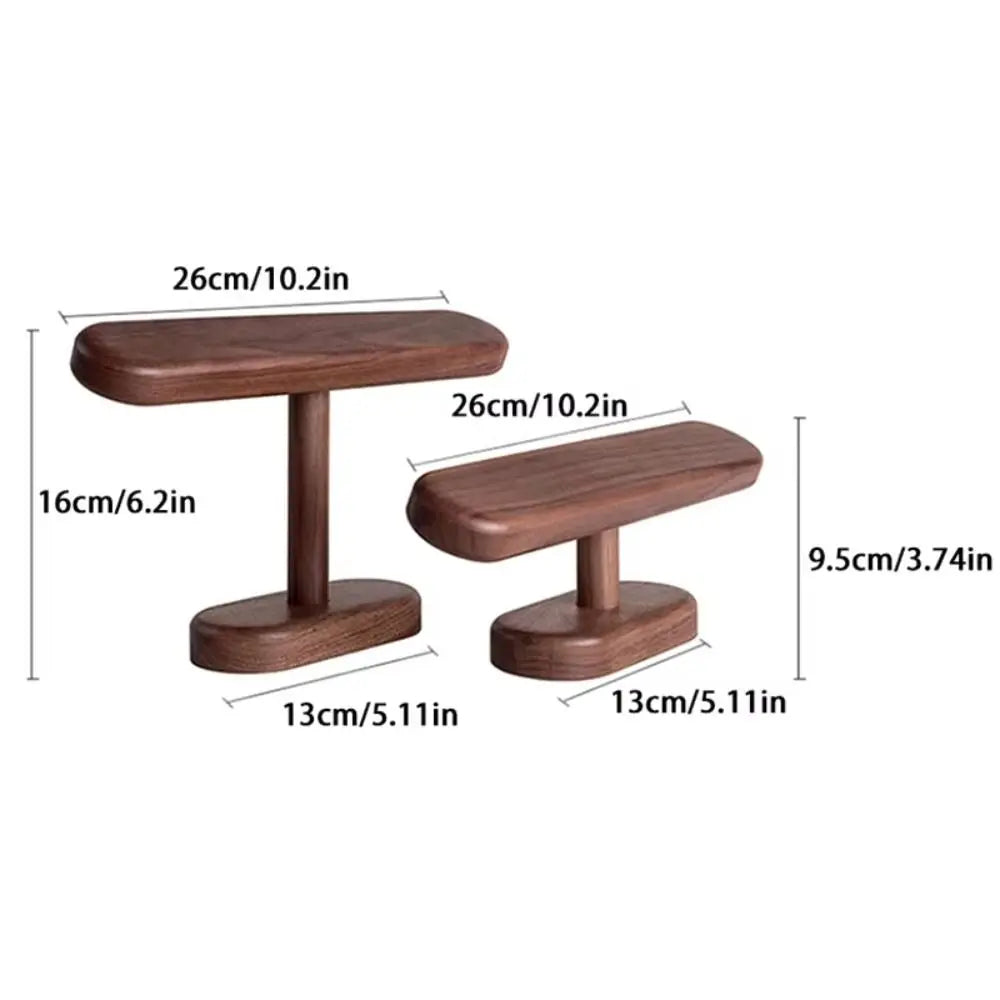 Wooden Watch Display Stand – Retro Walnut Bracket & Storage Rack Watch Display Stand PLUSH