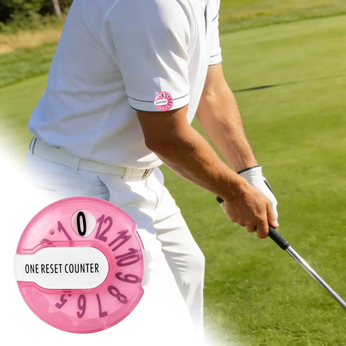 Golf Score Counter Mini Stroke Clicker & Tally Tracker Golf Stroke Counter PLUSH