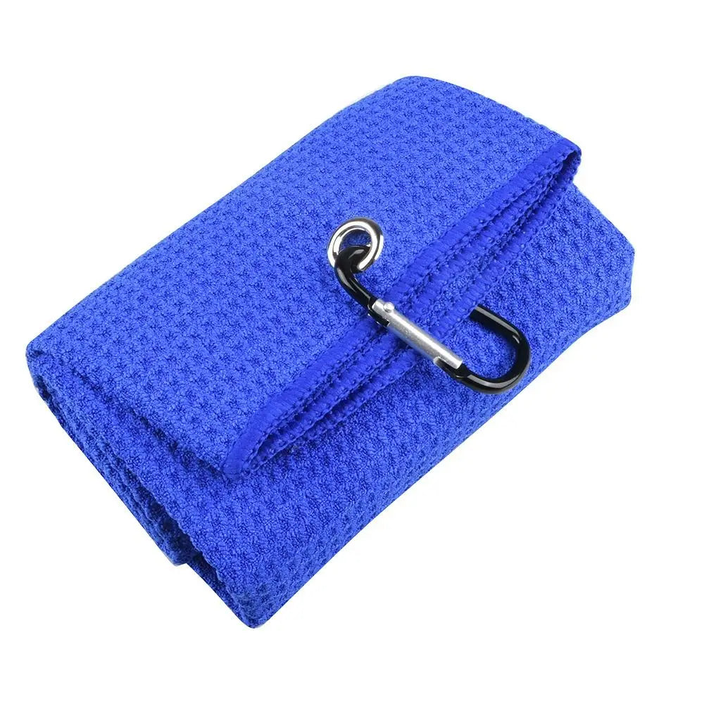 Golf Cleaning Set – Towel & Double-Sided Brush with Hook Golf Cleaning Set PLUSH