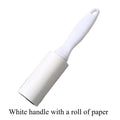 Reusable Adhesive Lint Roller – Clothes Dust & Lint Remover Lint Roller PLUSH White