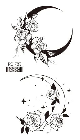 Pink Butterfly Temporary Tattoo Sticker – Waterproof Body Art Temporary Tattoo PLUSH RC-789