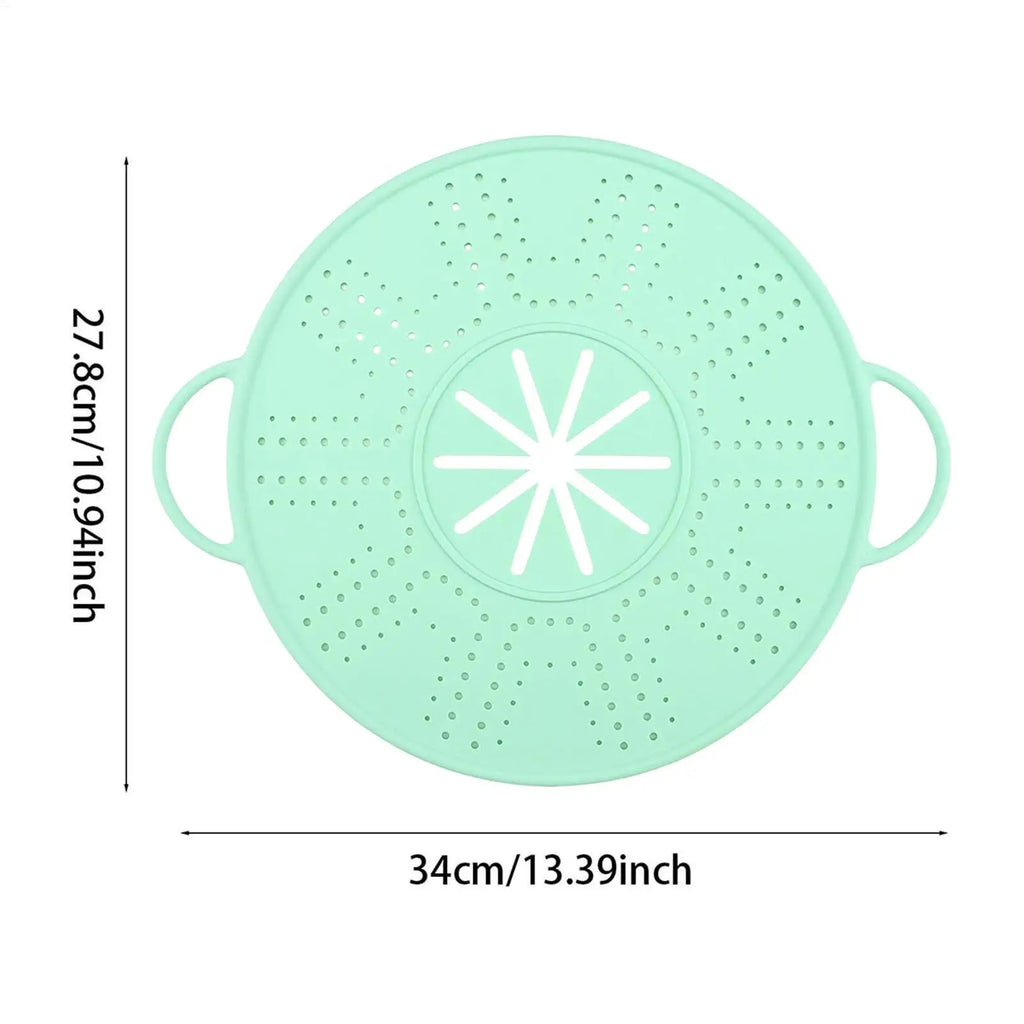 Foldable Silicone Splatter Screen for Frying Pan | Dishwasher Safe Splatter Screen PLUSH