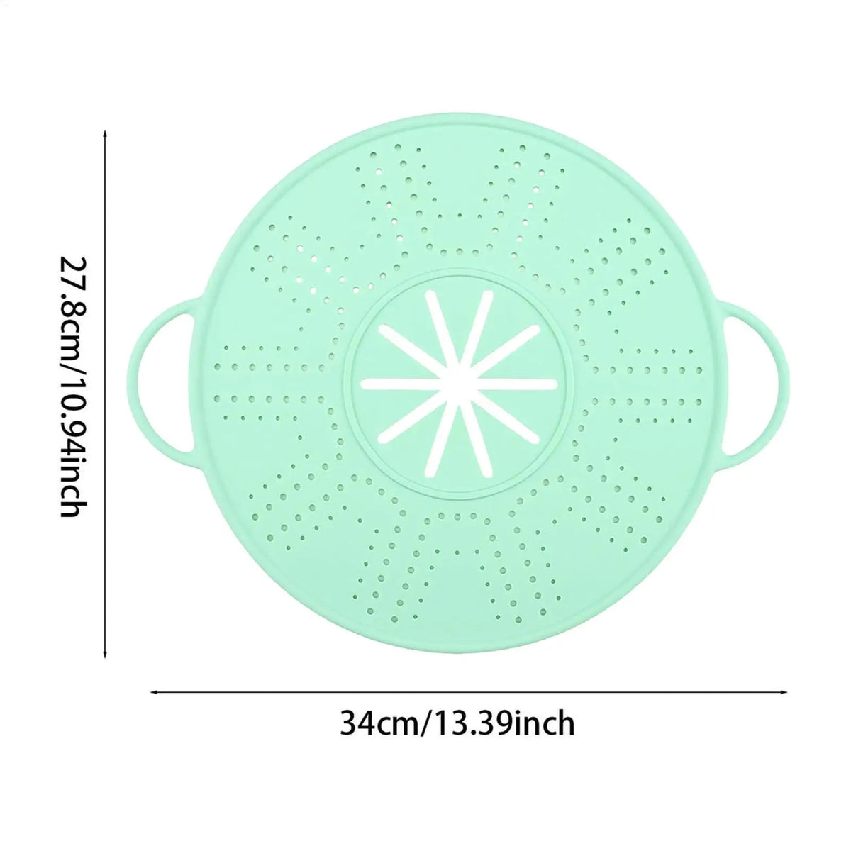 Foldable Silicone Splatter Screen for Frying Pan | Dishwasher Safe Splatter Screen PLUSH