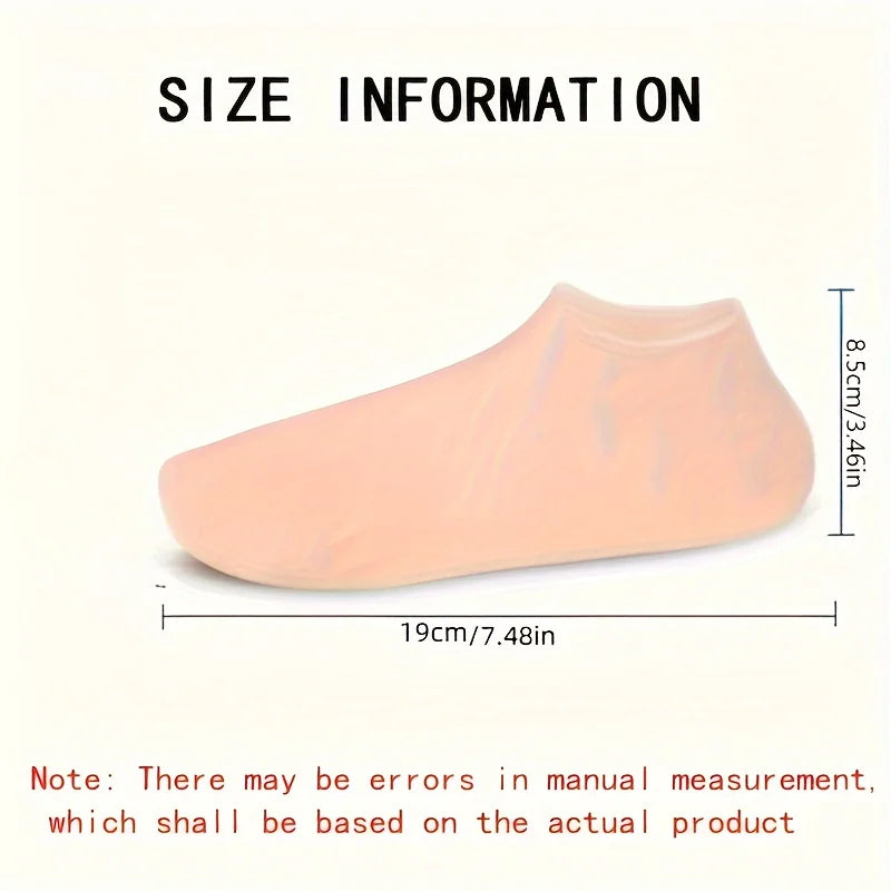 Silicone Moisturizing Foot Socks – Massage & Dry Heel Care Moisturizing Foot Socks PLUSH