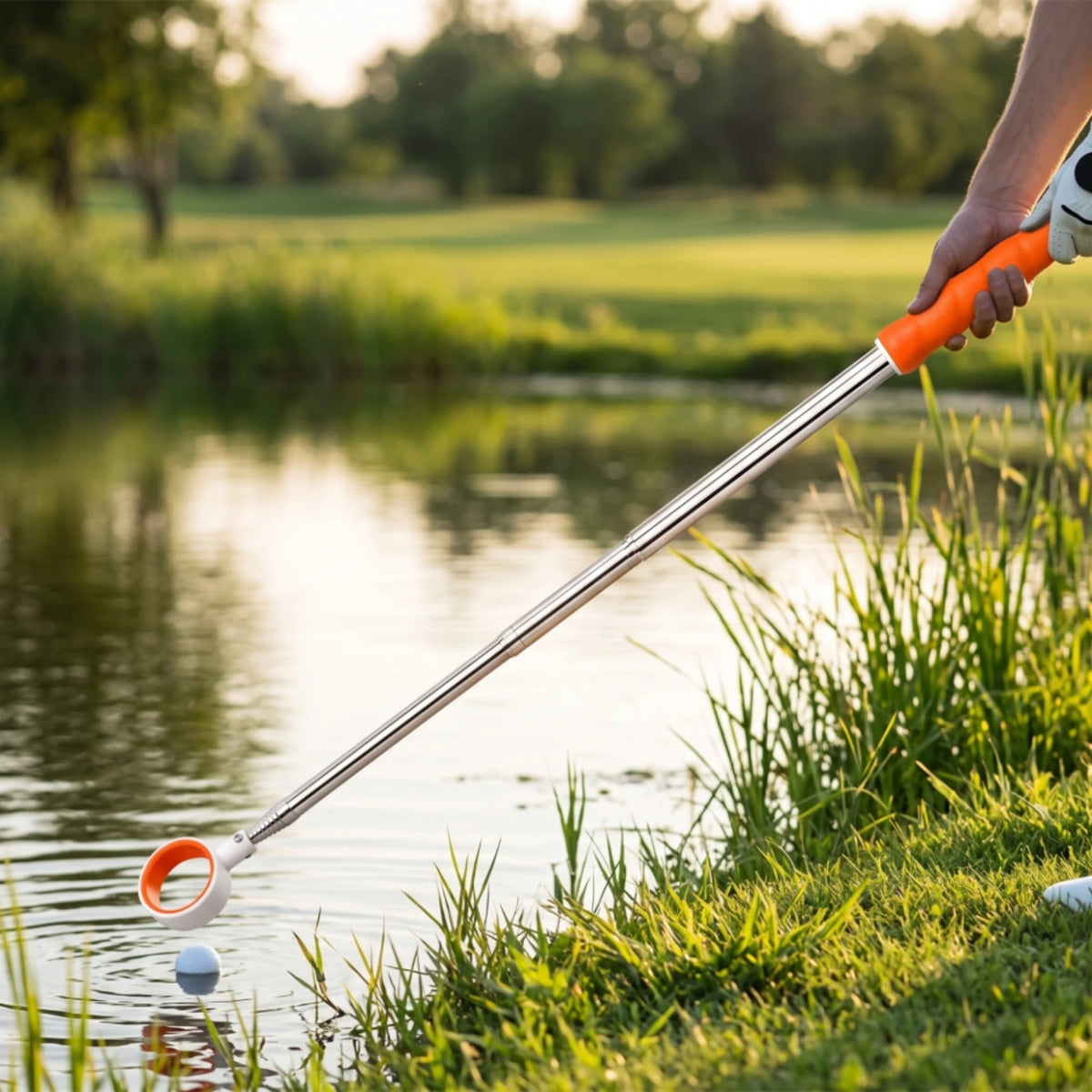 Retractable Telescopic Golf Ball Retriever – Compact Tool Golf Ball Retriever PLUSH