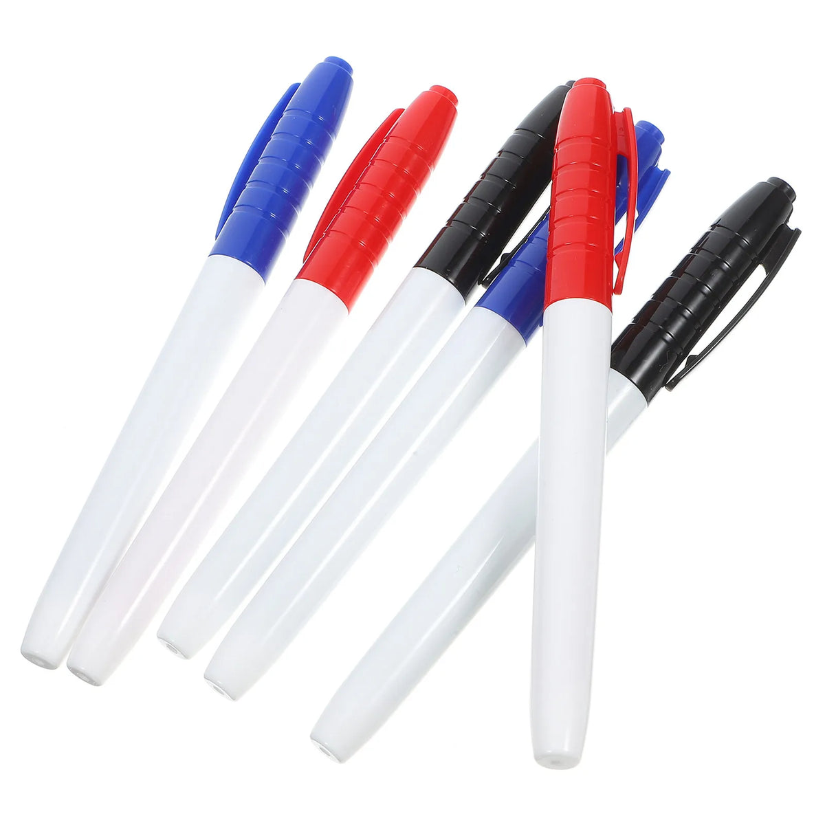 6-Pack Dry Erase Whiteboard Markers – Bulk Erasable Pens Dry Erase Markers PLUSH