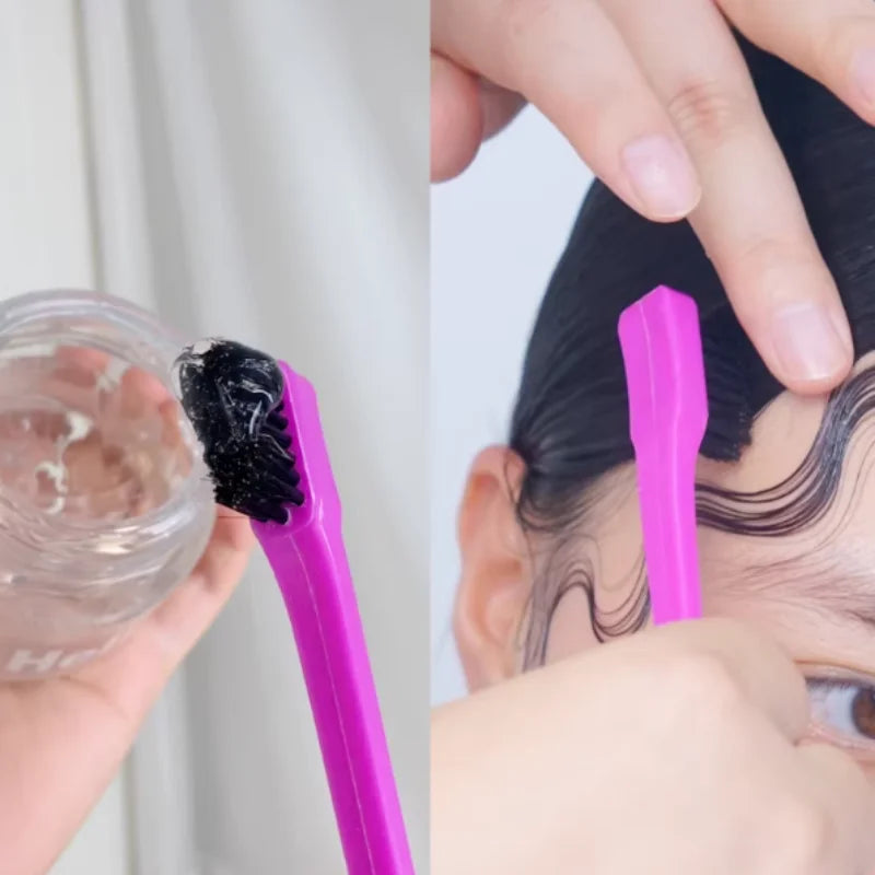 Edge Control Brush Comb for Wigs & Natural Hair – 1pc Hair Styling Comb PLUSH