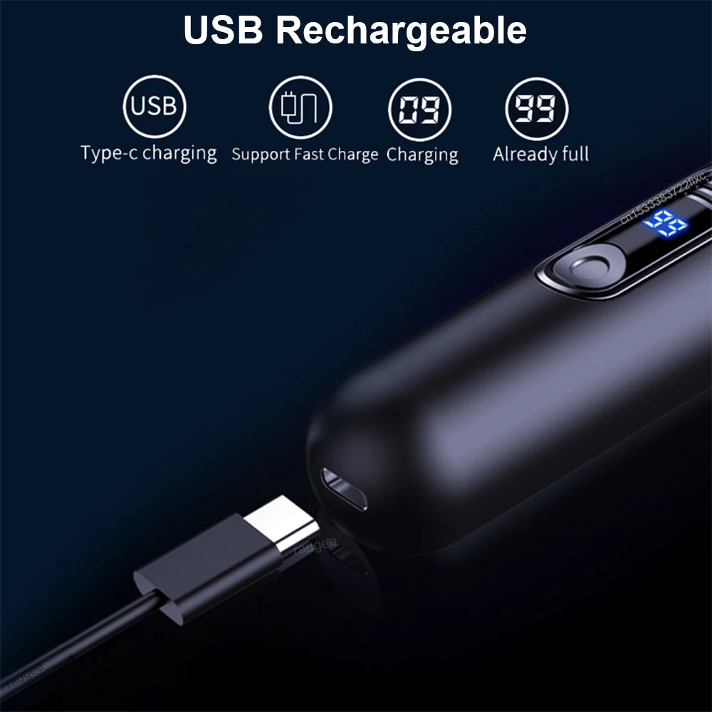 Raugee Electric Nose & Ear Hair Trimmer – Rechargeable Nose & Ear Trimmer PLUSH