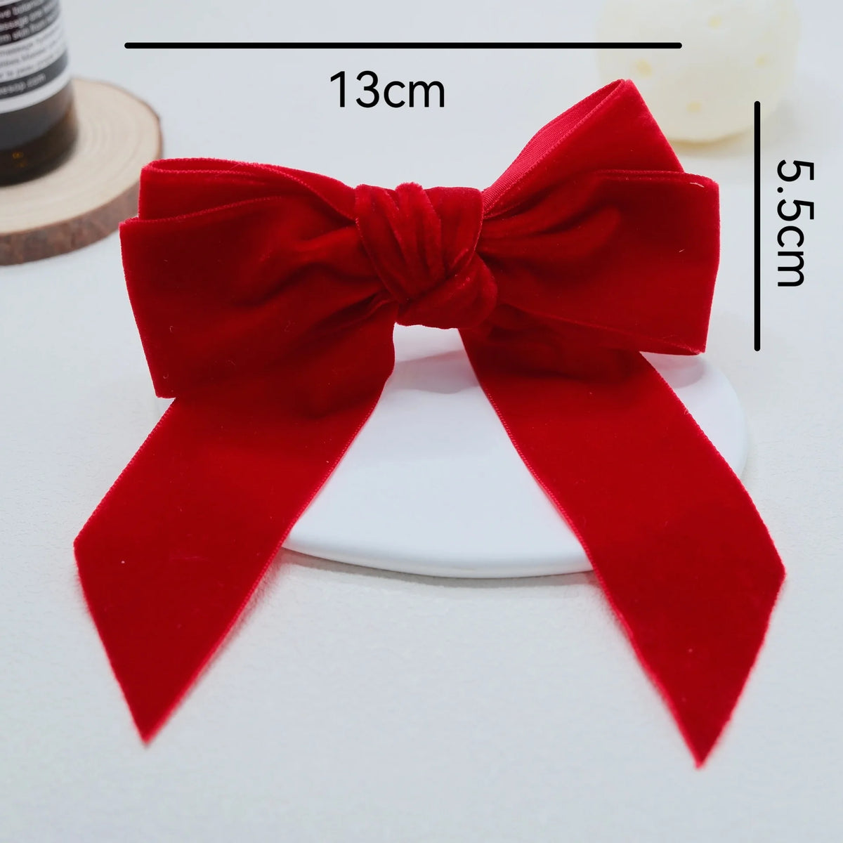 Velvet Bow Tie Napkin Rings – Wedding & Holiday Table Decor Napkin Rings PLUSH