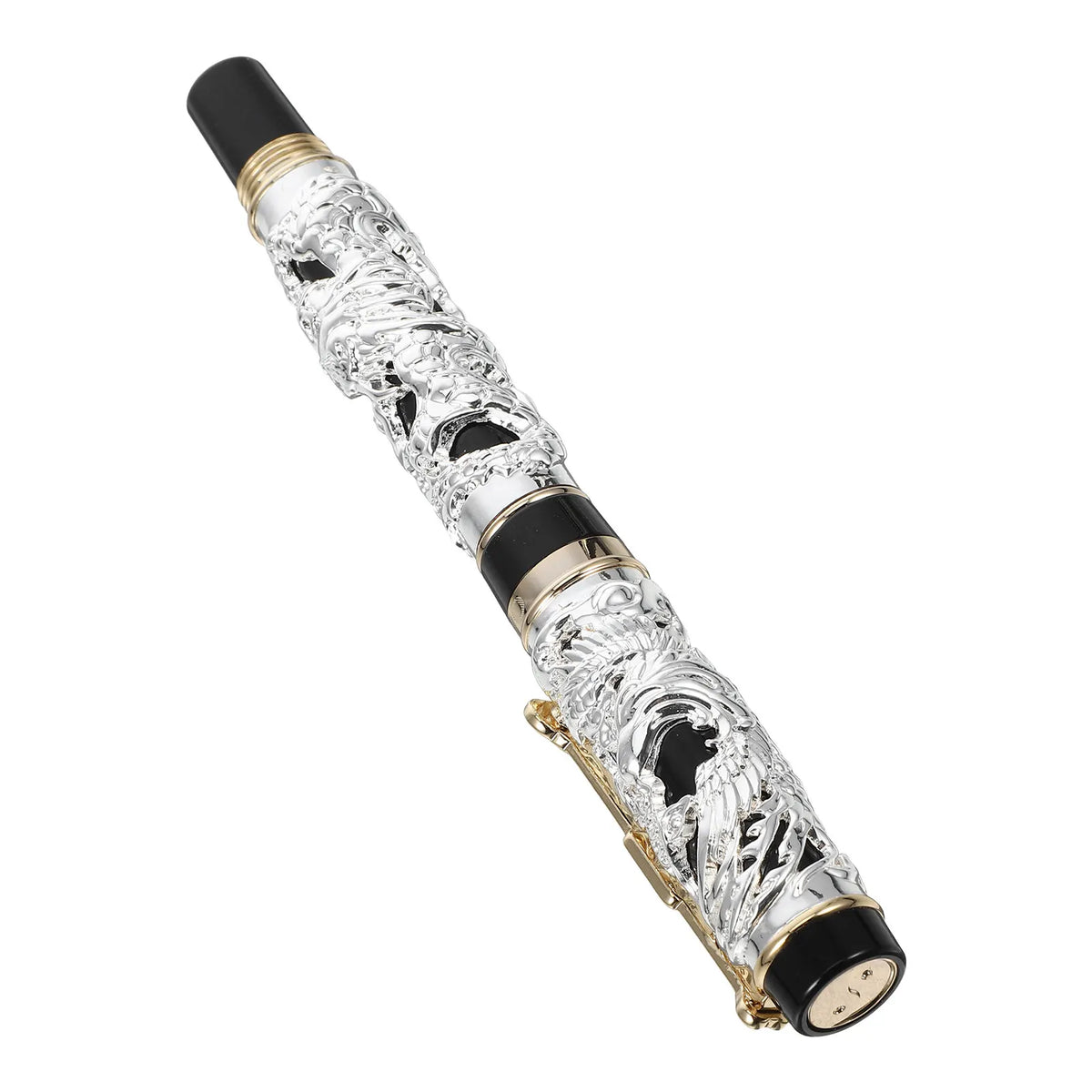 Dragon Phoenix Zinc Alloy Vintage Fountain Pen | Calligraphy Fountain Pen PLUSH