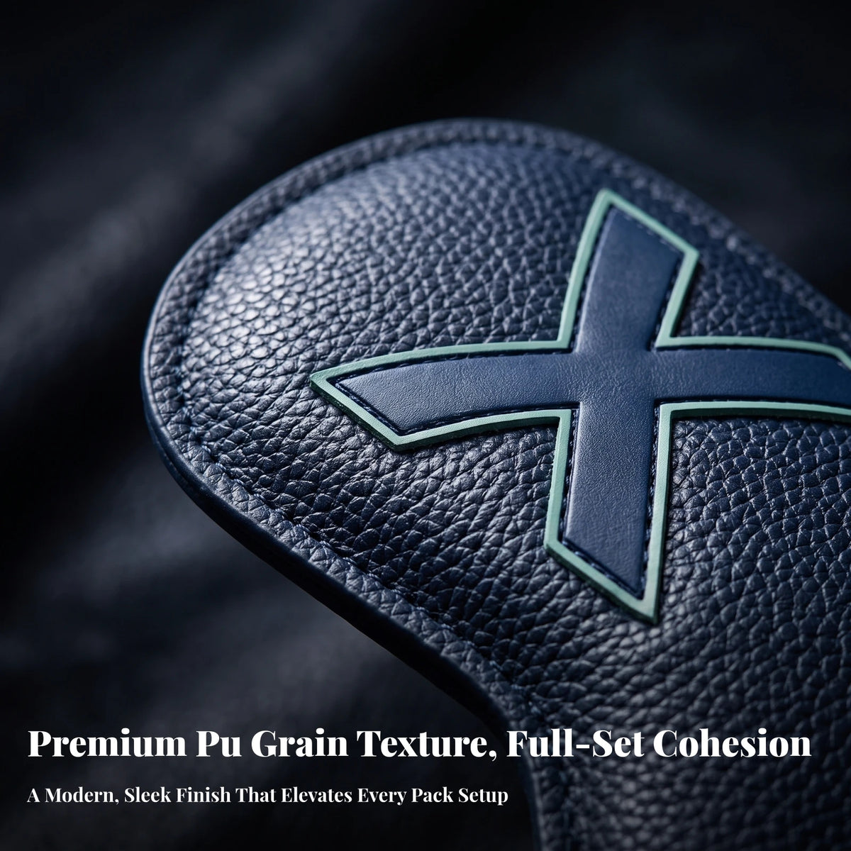 10-Piece Slip-On Golf Iron Head Covers | PU Leather Set Golf Iron Head Covers PLUSH